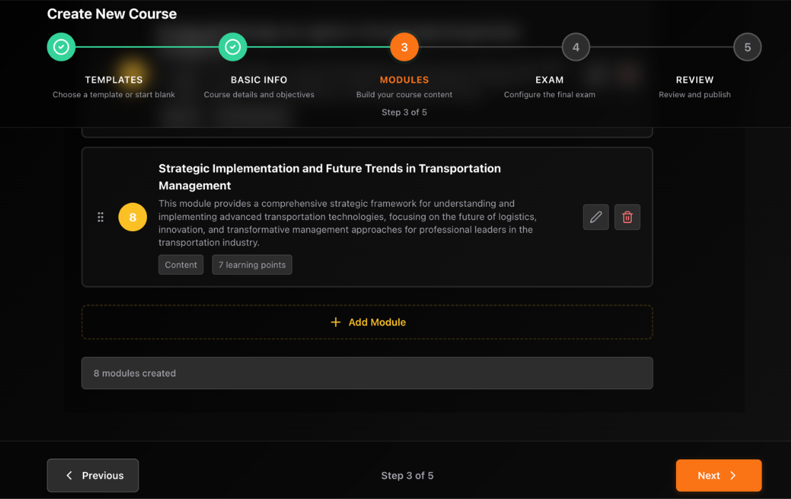Step 2 — Modules Overview