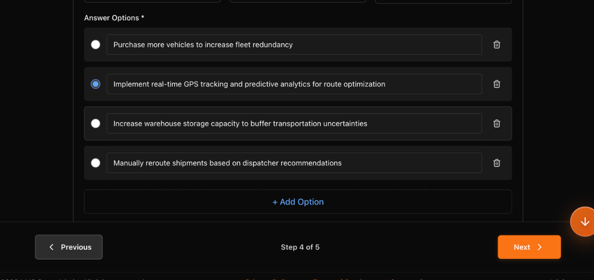 Step 3 — Shuffle Settings