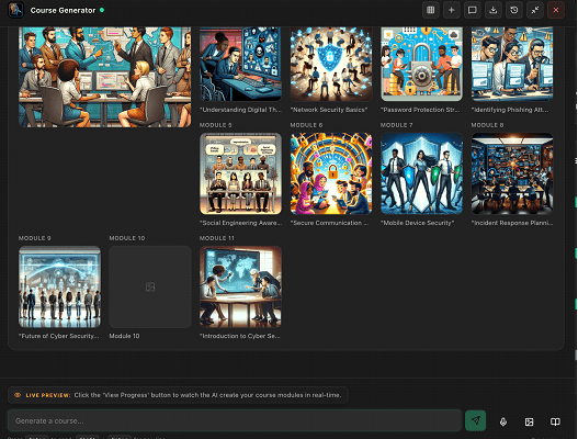 8. AI-Generated Course Visuals